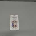 Short Almond Press on Nails Black French Tip Fake Nails Cute False Nails Press ons with Star Cat Designs Reusable Acrylic Nails Full Cover Artificial Stick on Nails for Women Manicure 24Pcs