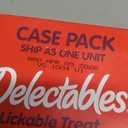 Delectables Lickable Treat Bisque Wet Cat Treat with Real Tuna & Salmon, Food Topper, Hydrating, Grain-Free, No Fillers, No by-Products, No Added Preservatives, 1.4oz Pouch, 12ct, Best By: APR 09 2026