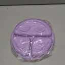 Vicloon Toddler Dishware Plate, 2 Pcs Silicone Plate with Divided Compartments, Suction Plates for Babies & Toddlers, BPA Free, Microwave & Dishwasher Safe, Includes Lids