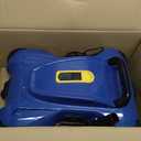 LanOcean Cordless Automatic Pool Cleaner Robot, Efficient Pool Vacuum Robot w/Self-Parking, 120Min Runtime, Auto Debris Removal, Ideal for Daily Maintenance of Flat Above Ground & Inground Pools-Blue