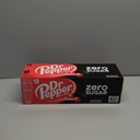 Dr Pepper Cherry Zero Sugar Soda, 12 fl oz cans, 12 pack