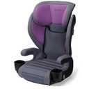 Safety 1st Grow and Go 2-in-1 Booster Car Seat with Comfort Wings, Converts High-Back to Backless, 19" Wide, Slim Design, Lightweight, Foldable, Easy-Clean, Cup Holders, 40-100 lbs, Crushed Grape, Manufactured Date 04/16/2025