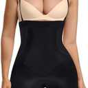 SHAPERX Shapewear for Women Tummy Control Open Bust Thigh Slimmer Body Shaper Size XL