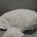 King Size 4 Layers Pillowcases,Cotton Muslin Shams,Breathable 4 Layer Pillowcovers (Beige Jaquard, Only 2 King Pillowcase 20 x 36 inches)