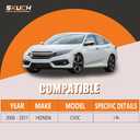 Front Lower Control Arm Suspension Kit for 2006-2011 Honda Civic 1.8L, 2 Lower Control Arms 2 Ball Joints 4 Outer & Inner Tie Rods 4 Sway Bars Front & Rear Replacement,K620382 K620383-12pc Set
