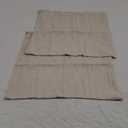 Decorative Linen Throw Pillow Covers 18x18 Set of 2 Solid handcrafted Striped Cushion Covers for Bed Soft Modern Farmhouse Neutral Pillowcase for Couch Bedroom Living Room Home Decor(Natural Beige)