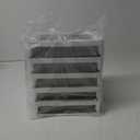 Plastic Drawers 5 Layer Desktop Storage, Small Organizer Box Storage Container Case, Desktop Organizer with Clear Drawers for Home, Office, Stationery, Jewelry and Cosmetics