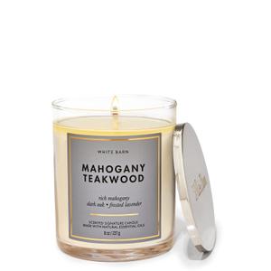 Bath & Body Works Mahogany Teakwood Single Wick Candle