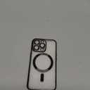 Misscase Compatible with iPhone 13 Pro Case MagSafe with Camera Lens Protector,Full Protection Clear Magnetic Case Compatible with MagSafe Anti-Scratch Case Cover for iPhone 13 Pro Black