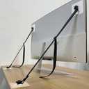 2 Pack Adjustable TV Safety Straps, No-Drill Adhesive Anti-Tip Furniture Anchors for Baby Proofing, Flat Screens Fix to Wall,Cabinet,Stand Or Desk, Earthquake Straps