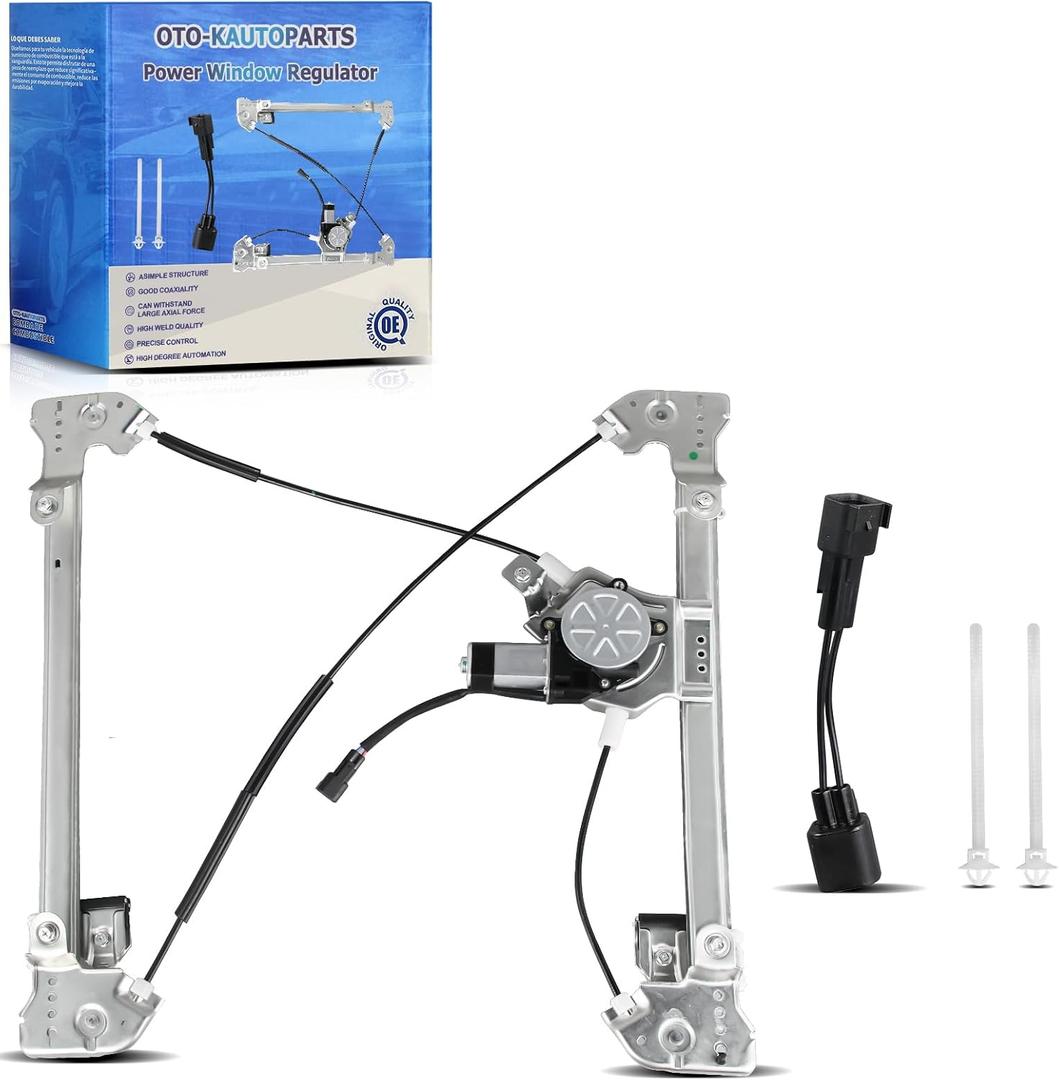 OTO-K Front Left Driver Side Power Window Regulator with Motor Assembly Compatible with Ford F-150 2004-2008 (Extended Cab Only),Lobo 2007,741-430