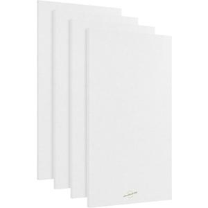Acoustic Panels, 4 Pack ROOM KIT, Large, 46" x 23", Pure White
