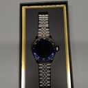 SOUYIE 2025 DA GPT Smart Watch for Men, Heart Rate, Blood Pressure, Blood Oxygen, Sleep Monitor, 107 Sports Modes, 1.19-inch AMOLED Display, Waterproof Round Watch, Compatible Android iOS Silver Blue