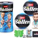 FIFA World Cup 2026 Ballers Series 1 2 Pack by ZURU Official Licensed Product Surprise Unboxing Soccer Collectible Sports Toy for Boys, Ages 3+