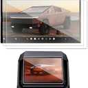 2PCS Matte 2025 Tesla Cybertruck Screen Protector Compatible with Cybertruck Tesla 2024 Front & Back Screen Protector 18.5’’&9.4’’ Rear Seat Display Nav. Matte&Rear Screen Anti Glare/Anti Fingerprint (2)