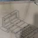 Clover Queen Size Murphy Bed Cabinet with Gel Memory Foam Mattress - White