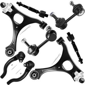 SCITOO 8pcs Front Suspension Kit Lower Control Arm And Ball Joint Sway Bar Links Outer Inner Tie Rod End Links Fit for Honda Civic 2006 2007 2008 2009 2010 2011 Coupe Sedan 1.8L