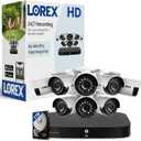 Lorex Fusion 1080p HD Security Camera System w/ 1TB DVR  8 Channel Home Security System w/ 8 Analog Metal Bullet Cameras  Smart Motion Detection, Long Range IR Night Vision, Weatherproof