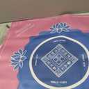 Mahjong Mat, Mahjong Mat for Table with Bag, 31.5" x 31.5" Rubber Anti Slip and Noise Reduction Board Gaming Mat for Mah Jongg, Poker, Board Tile Games, Dominoes