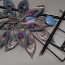 DREAMSOUL Wind Spinners Outdoor, 13.6" Double Kinetic Spinners for Yard and Garden, Metal Wind Spinner Gift for Outdoor Patio Lawn Art Decor