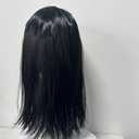 Scary Head Mask with Long Hair, Creepy Latex Decoration Head Masks for Adults Halloween Cosplay Party Props