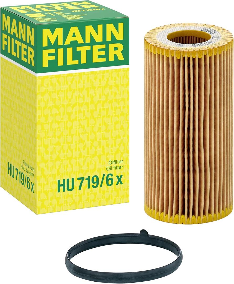 Mann Filter HU 719/6 x Cartridge Oil Filter Replacement Compatible With Audi RS3, TT Quattro, TT RS Quattro