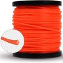 Viabrico .095" Weed Eater String, Square Orange Heavy Duty String Trimmer Line, Weed Wacker String Universal Commercial Grade, Premium Nylon Weedeater Line 0.095" x 1.7LB, 330Foot