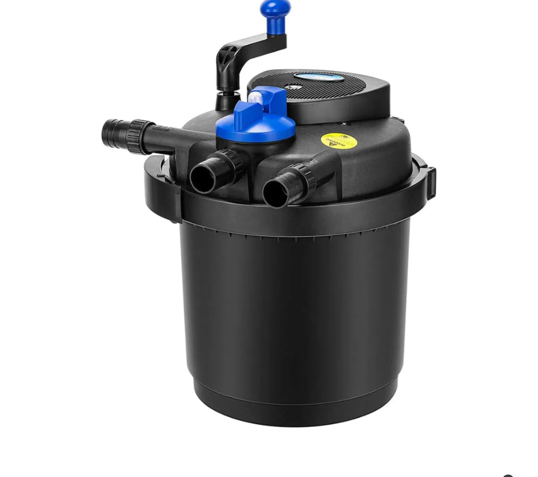 VIVOHOME Pressurized Biological Pond Filter with 13-watt Light, 1580 GPH Suitable for Koi Ponds up to 800 Gallons or Ornamental Ponds up to 1600 Gallons VIVOHOME Pressurized Biological Pond Filter with 13-watt Light, 1580 GPH Suitable for Koi Ponds up to 800 Gallons or Ornamental Ponds up to 1600 Gallons