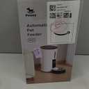 Petory Timed Automatic Cat Feeders  4L Programable Dry Food Dispenser for Cats and Small Medium Dogs 6 Meals with Desiccant Bag Dual Power Supply 10S Voice Recorder