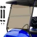Club Car Precedent Windshield,Customize 5MM Thicken Windshield Replacement Fits Golf Cart Precedent 2004+,Tempo 2017+,Onward 2017+, Impact-Resistant/UV-Protected/Easy-Install C/Tinted Windshield