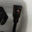 Wall Mount Kitchen Faucet 6 Inch Center, Commercial Kitchen Sink Faucet with Temperature Display Sprayer, High Arc 2 Handle Wall Mount Faucet, Matte Black