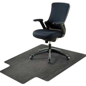 Office Chair Mat for Hardwood Floor, 36" x 48" Non-Slip Office Chair Mat for Rolling Chair, Heavy Duty Textilene Floor Protector for Hardwood Tile, Desk Computer Chair Mat for Home Office, Black