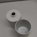 2 Piece Bathroom Accessory Set, Bathroom Accessories Set Include Soap Dispenser and Toothbrush Holder for Modern Bathroom Decor (Grey)