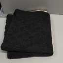 Garland Rug Town Square Black 4' x 6' Non Slip Area Rug for Living Rooms & Hallways, Stylish & Durable for High-Traffic Areas