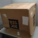 Big Joe Square Ottoman Weatherproof Bean Bag Footrest, Sunset Block Intertwist, Weather Resistant UV-Protected Fabric, 2 feet