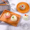 Patelai 150 Pcs Clear Plastic Mini Cupcake Container, Mini Cupcake Box Muffin Dome Muffin Single Container Box for Wedding Birthday Cheese Pastry Dessert Cake (Clear)