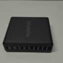 320W USB-C Charger Block, 10-Port USB-C Charging Station GaN III PD 65W Laptop Fast Charger Adapter for MacBook Pro/Air, DELL, iPad, iPhone, Samsung Galaxy Black