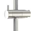 SKOWLL Bathroom Shower Head Slide Bar Wall Mount 26 Inch Shower Slide Bar No Drill, Brushed Nickel Sliding Shower Bar with Adjustable Handheld Shower Head Holder