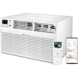 TCL H12T9E1-A 12,000 Smart Through-The-Wall Air Conditioner, Fan & Dehumidifier, 550 Sq. Ft, Remote Control, Compatible with Alexa/Google Assistant, 12000 BTU, White