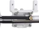 XBERSTAR RC Cars Axle Assembly for FMS FCX24 Power Wagon K5 FCX18 LC80 RC Front Rear Aluminium Alloy Axle Assembly Brass Steering Knuckle Cover Upgrade Parts (Front Axle Assembly)