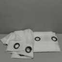 Exclusive Home Loha Linen Grommet Top Curtain Panel Pair, 6x4 F, Winter White