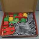 Train Set for Toddlers 2-4, Christmas Train Sets for Around The Tree, Toddler Toys for 1 2 3 Year Old Boy Girl, Christmas Tree Train with Music, Light, Tracks, Puppet, Barn, Toddler Gifts Christmas (Red)