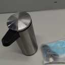 AIKE SensePro Automatic Soap Dispenser Type-C Rechargeable, Brushed Stainless Steel Finish 12.8 fl.oz. for Liquid Soap