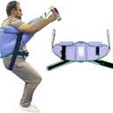Sit to Stand Padded Patient Lift Sling,500lbs Safety Loading Weight, Stand Assist Patient Hoist Transferring and Raising (Medium size)