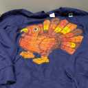 Toy Block Turkey Autumn Harvest Thanksgiving Builder Sweatshirt, XL