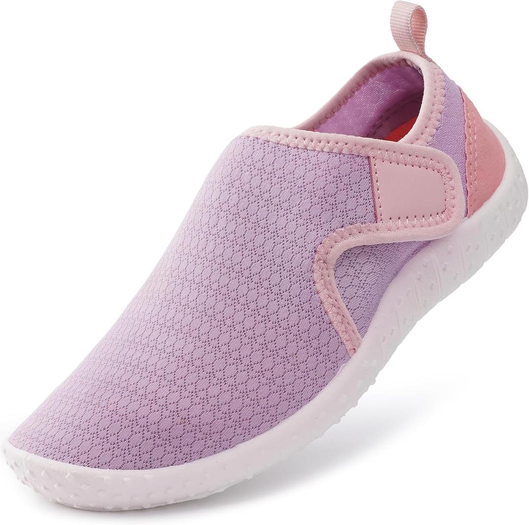 WHITIN Little/Big Kids Shore Explorer Water Shoes | Boys/Girls Aqua Socks | Barefoot Freestyle, Size 32