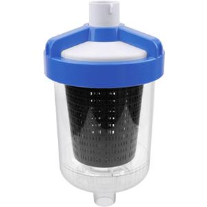 ATRACYPART Inline Pool Leaf Canister Compatible with Hayward W560 PoolVac Navigator Standard, Leaf Catcher Filter with Strainer Basket and 5 Skimmer Socks (Black)