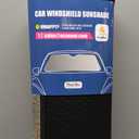 EcoNour Accordion Car Windshield Sun Shade | Car Sun Visor to Protect Harmful UV Rays | Foldable Automotive Windshield Sunshades | Window Sun Blocker to Keep Your Vehicle Cool & Comfort - 58" x 28"