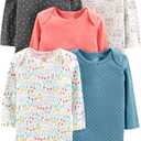 Simple Joys by Carter's baby-girls 5-pack Long-sleeve Bodysuit
