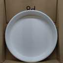 Plant Saucer Tray for Ceramic Plastic Pots, 12 inch Plant Saucers for Indoors, Pot Saucers Trays, Bird Bath Bowls, Flower Planter Water Drip Trays for Pots Base (12", White)